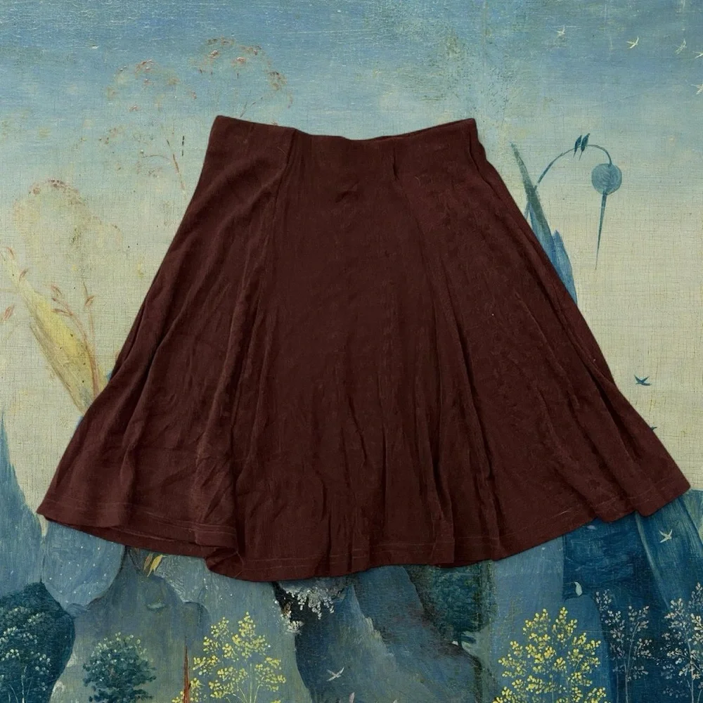 90s brown sailor skirt - Picture 2 of 4